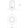 Oren Serie Tech Empotrable Iluminacion LED